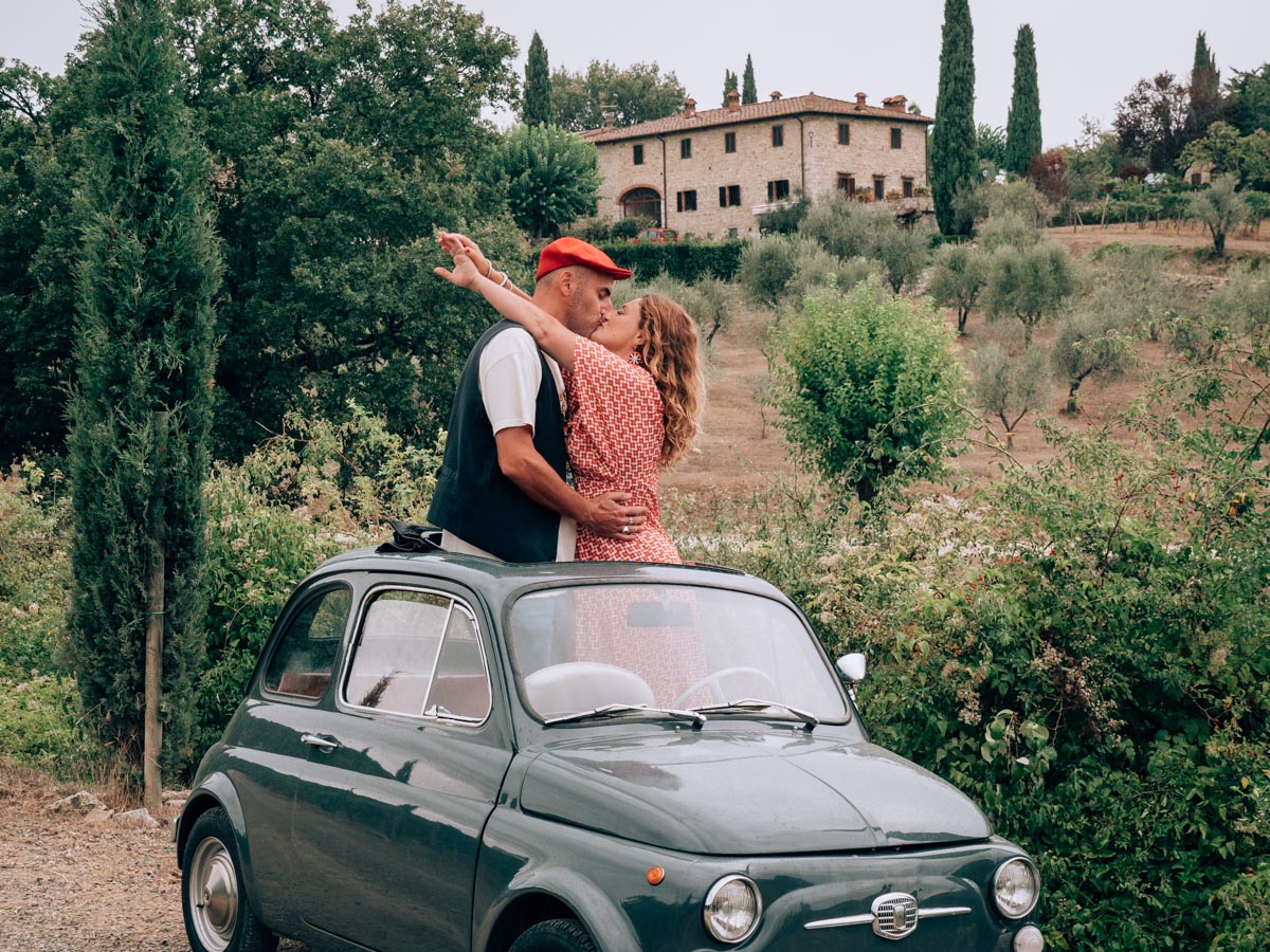 tour in fiat 500 nel chianti