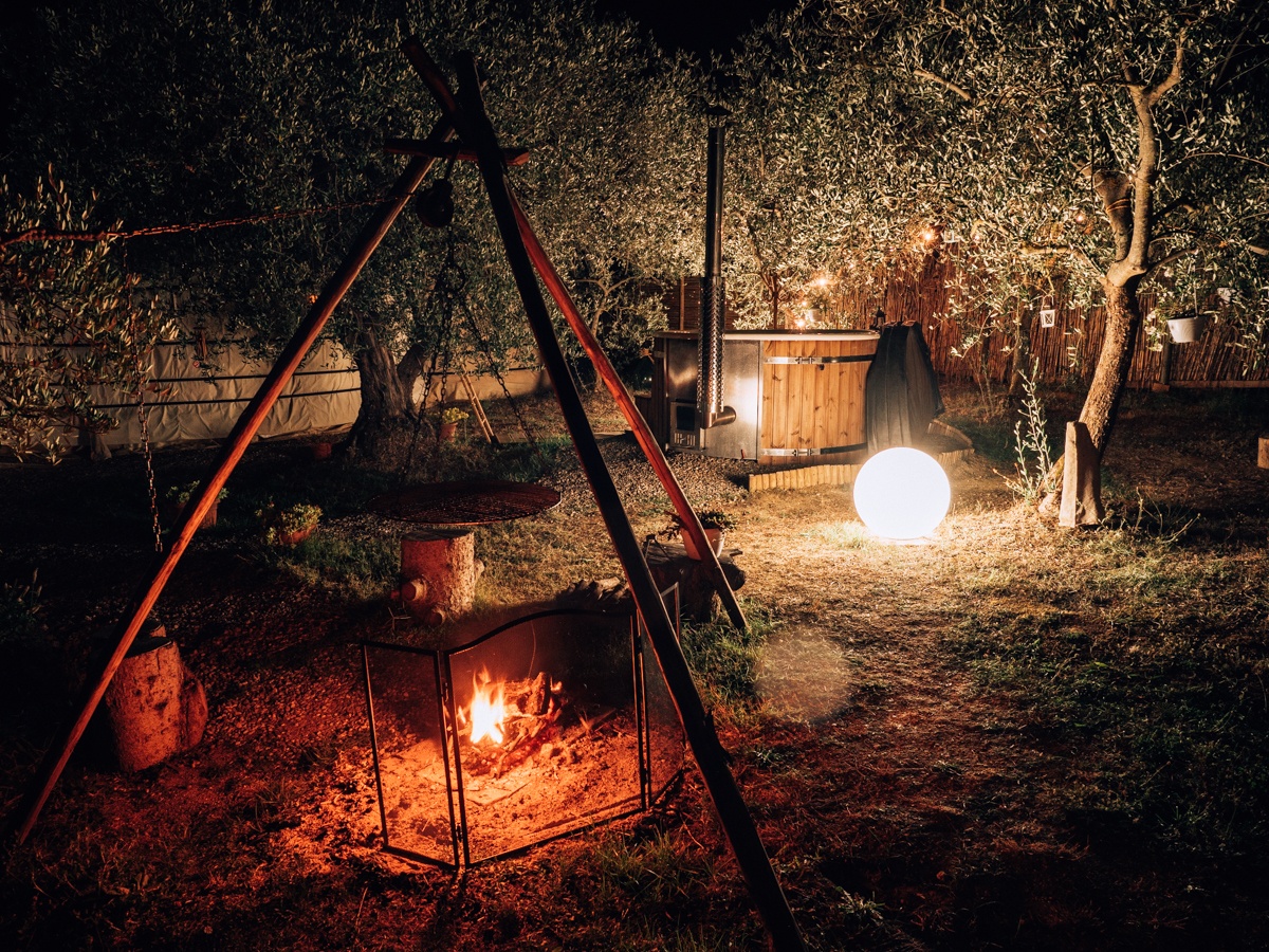 dormire in una yurta in toscana