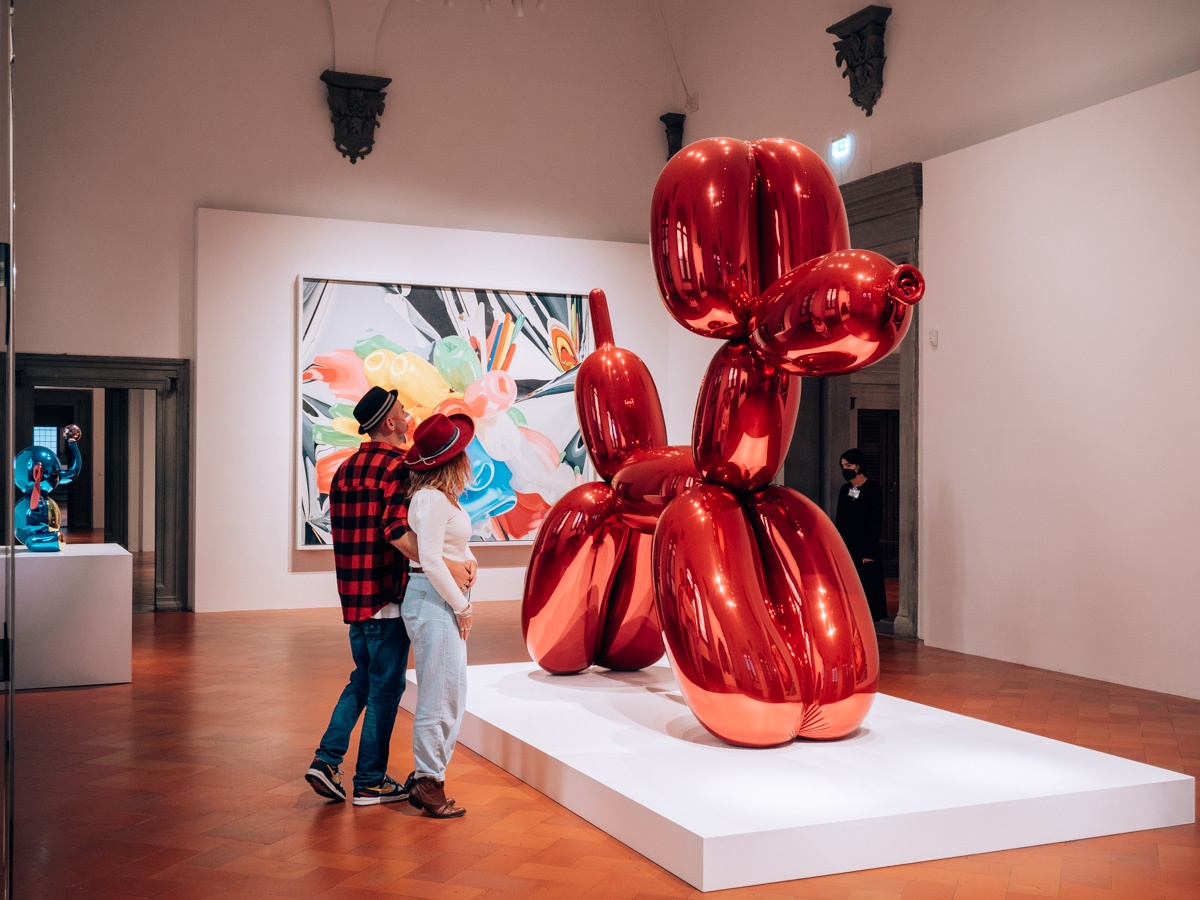 shine Jeff koons palazzo strozzi