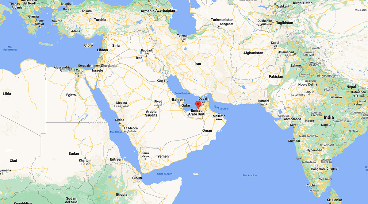 Abu Dhabi mappa