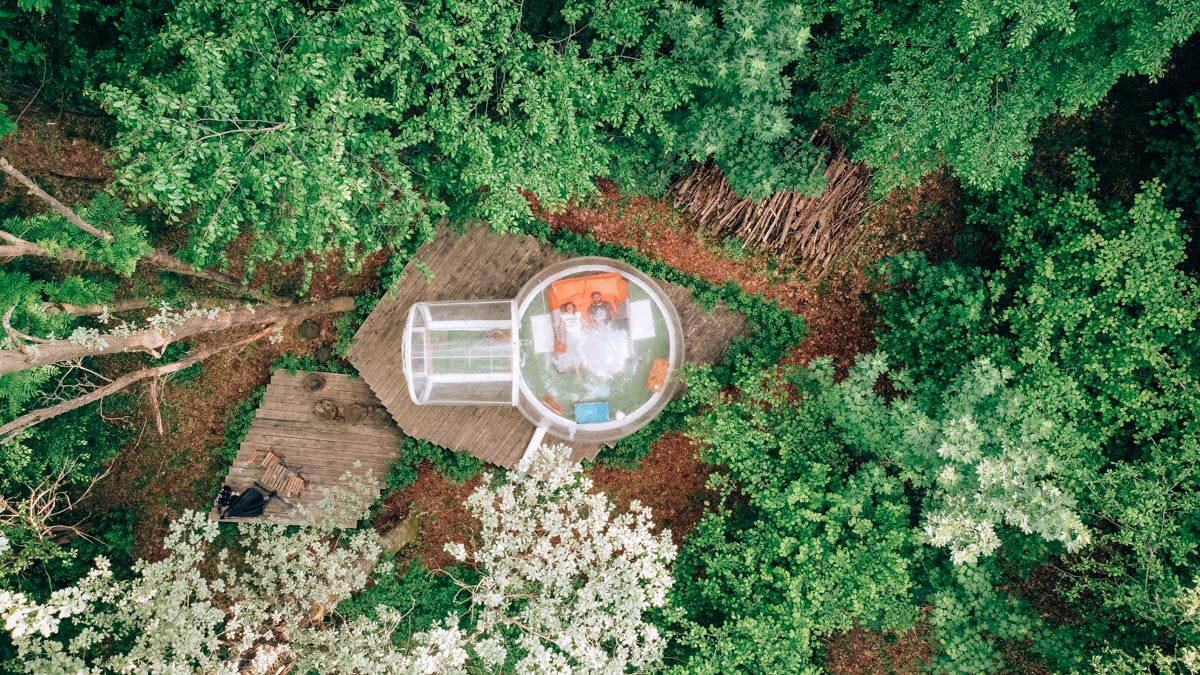 Dormire in una bolla nel biellese