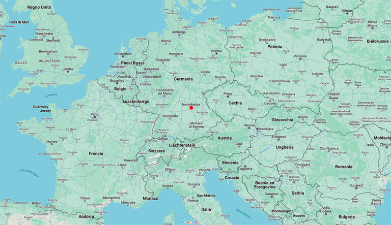 Toppa Stemma Di Norimberga - 9x6 Cm - Applicazione Termoadesiva O Da Cucire